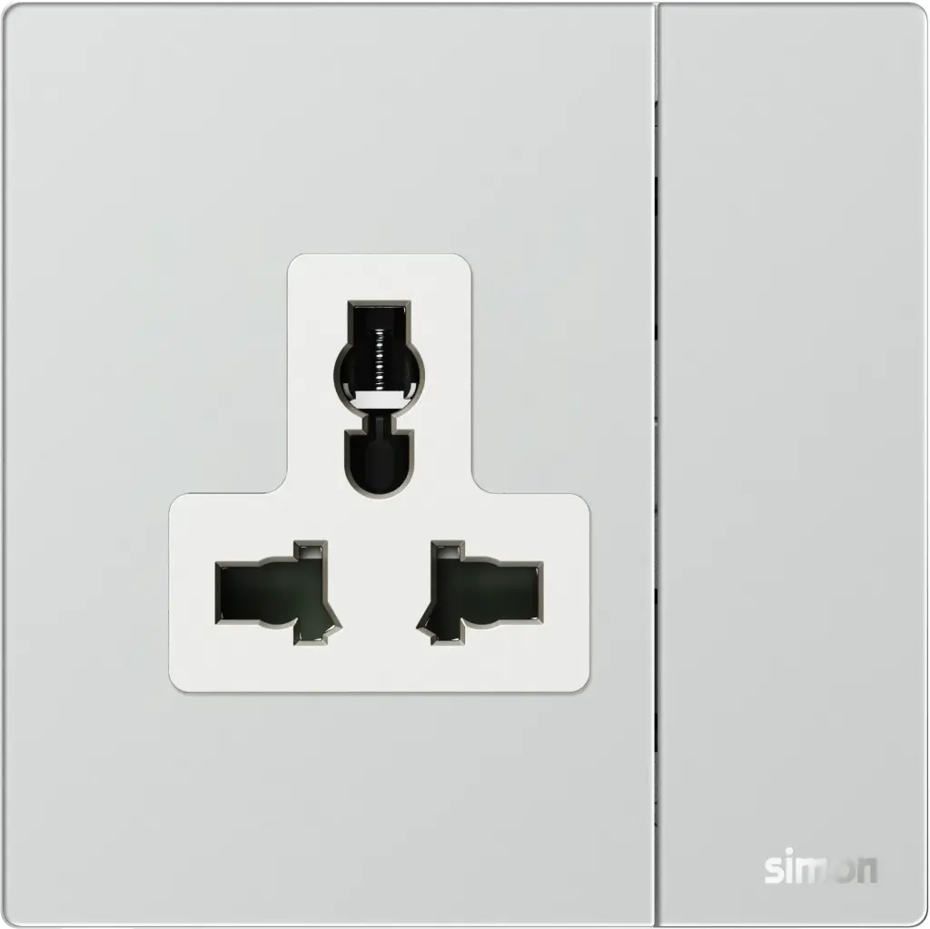 661089G SIMON M7 GEM (Glass) Multi-Socket w/Switch