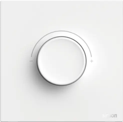 [66E102] 66E102 SIMON M7 Air Rotary 200W Dimmer (TRIAC)  (White)