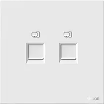 665228 Simon M7 Air Twin Data outlet 