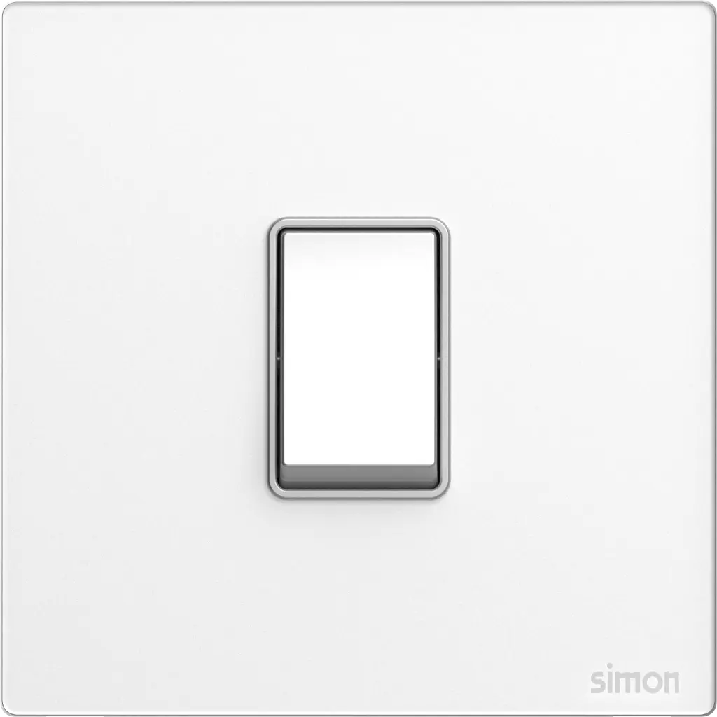 664523G SIMON M7 GEM (Glass) 45A Double Pole Switch w/LED