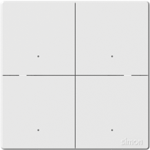 58E8009TY SIMON M3 4 Gang Multifunction Smart Switch(2 scene+2 switch)