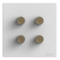 585402 SIMON M3 Twin Speaker Outlet Module