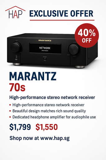 [CINEMA70S/N1B] Marantz CINEMA 70s | Slimline 7.2 Channel AV Receiver