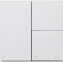72E136 SIMON E6 3gang ELV Push button w/o LED (Colour)