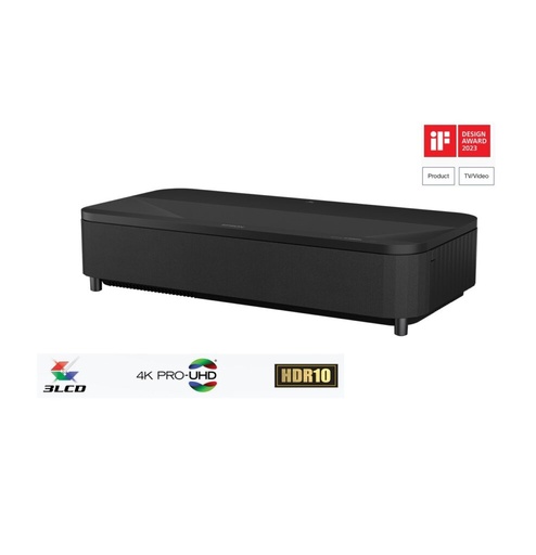 [V11HA90152] Epson EpiqVision Ultra EH-LS800B 4K PRO-UHD Laser Projection TV | Ultra Short Throw Projector