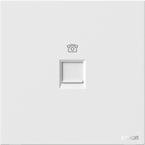 665214 Simon M7 Air Telephone outlet (RJ11) (White)
