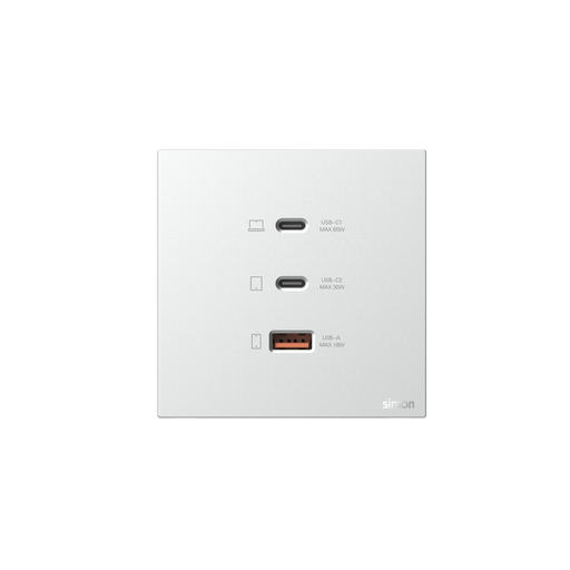 66E722 Simon M7 USB+Type C charger (Colour)