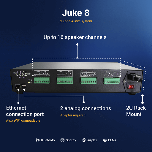 [Juke 8] Juke 8 (8 zones amplifier 40W)