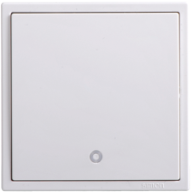 70E117 SIMON i7 1gang ELV Push button w/LED (Colour)