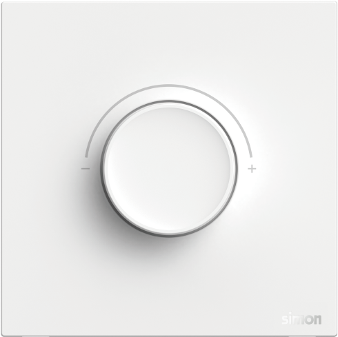 [66E102] 66E102 SIMON M7 Air Rotary 200W Dimmer (TRIAC) (White)  