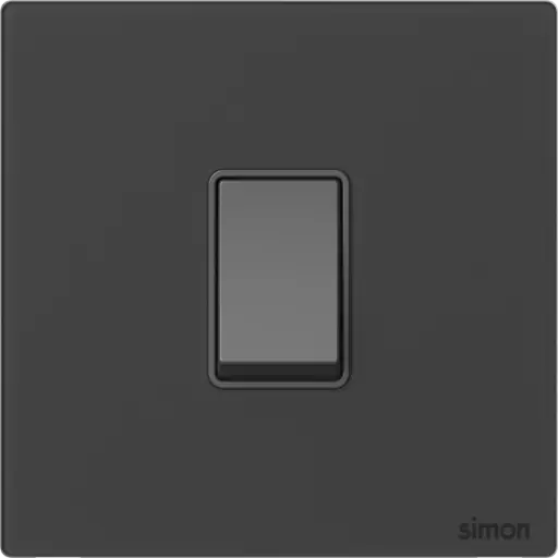 664523G SIMON M7 GEM (Glass) 45A Double Pole Switch w/LED