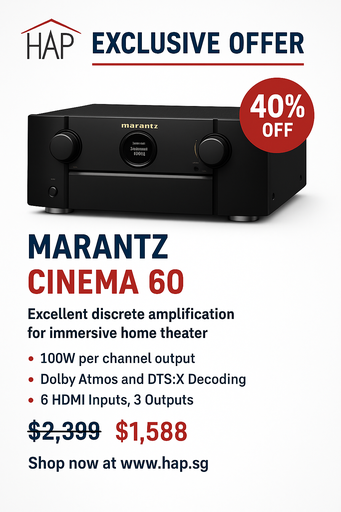 [CINEMA60/N1B] Marantz CINEMA 60 | Premium 7.2 Channel AV Receiver