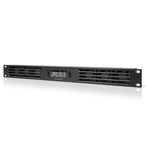 [AI-CPT1] AC Infinity CLOUDPLATE T1, Quiet Rack Cooling Fan System 1U, Exhaust, AI-CPT1