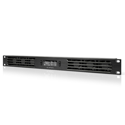 [AI-CPT1-N] AC Infinity CLOUDPLATE T1, Quiet Rack Cooling Fan System 1U, Intake, AI-CPT1-N