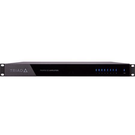 [TS-PAMP8-125-V2] Triad 8-Zone/16-Channel Power Amplifier, 125 WPC