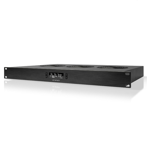 [AI-CPT2] AC Infinity CLOUDPLATE T2, Quiet Rack Cooling Fan System 1U, Top Exhaust, AI-CPT2