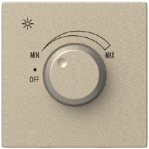 70E102 SIMON i7 Rotary 200W Dimmer LV LED (Leading edge)