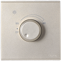 72E105 SIMON E6 Rotary 200W LED Dimmer (Trailing edge)