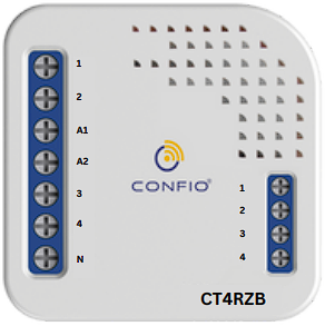 [CON-CT4RZB] Confio Wireless 4-Channel Relay Puck